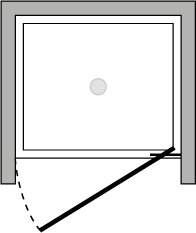 SLNI : Porte pivotante (en niche)